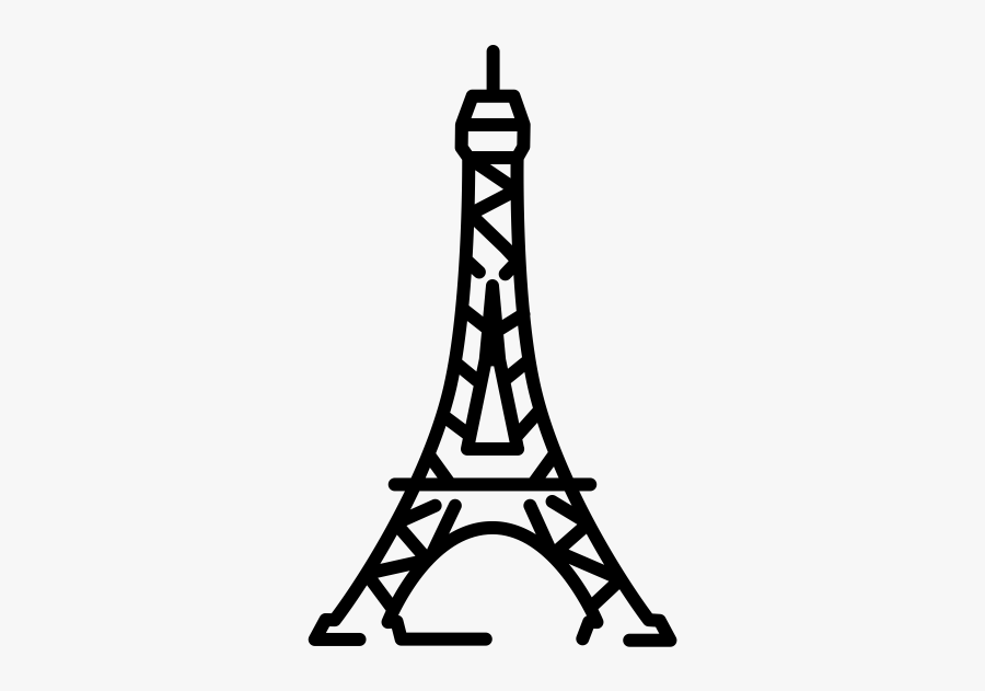 Eiffel Tower Line Icon, Transparent Clipart