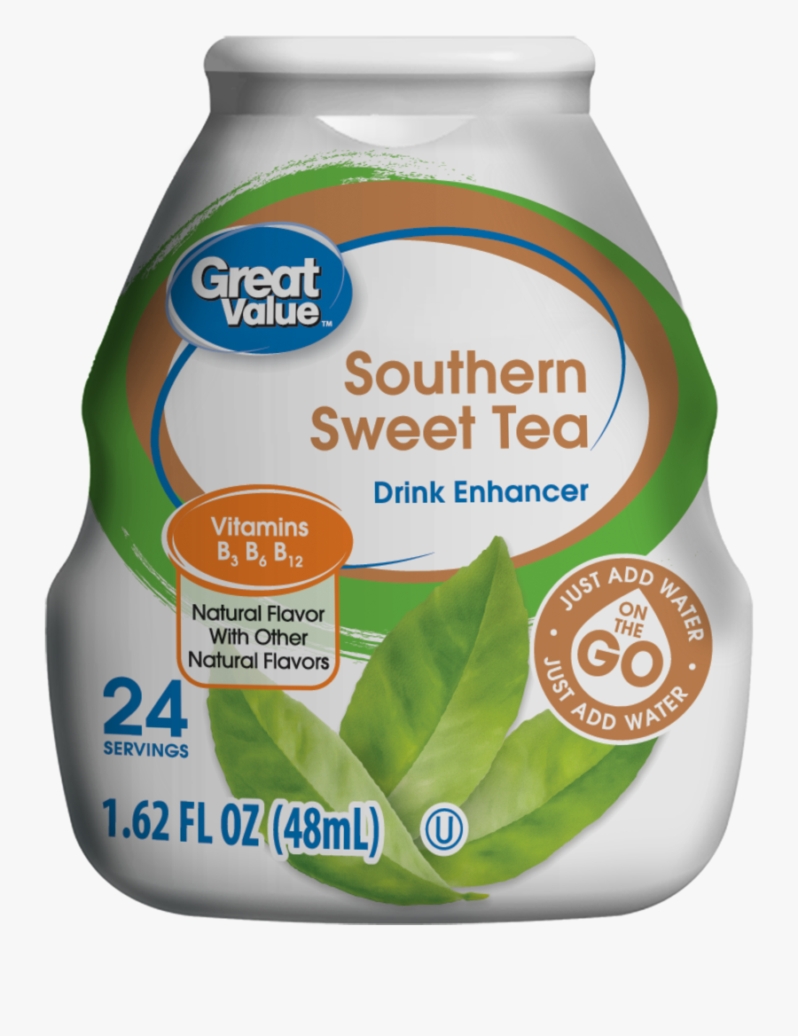 Sweet Tea Png - Great Value Water Enhancer, Transparent Clipart