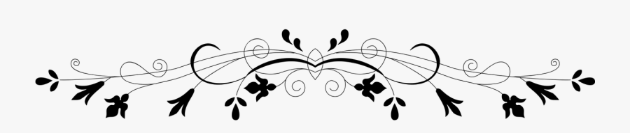 Fleurs - Flourish Transparent Background, Transparent Clipart