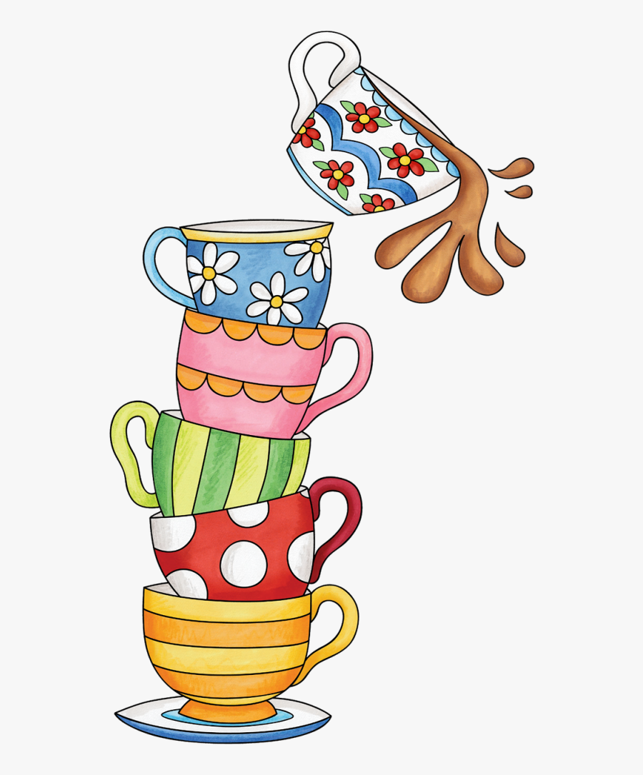 Stacked Tea Cups Clipart , Png Download - My Cup Runneth Over, Transparent Clipart