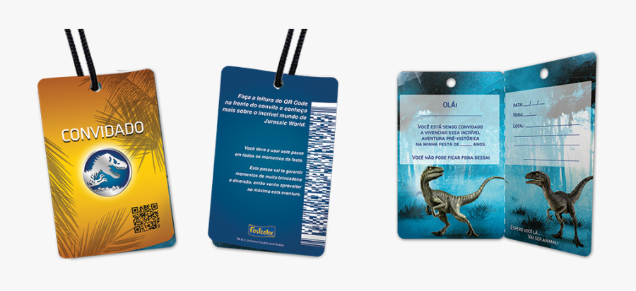 Convite Aniversário Jurassic Park World Dinossauros - Jurassic World, Transparent Clipart