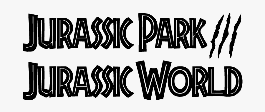 Clip Art Jurassic Park Font - Jurassic World Font Type, Transparent Clipart