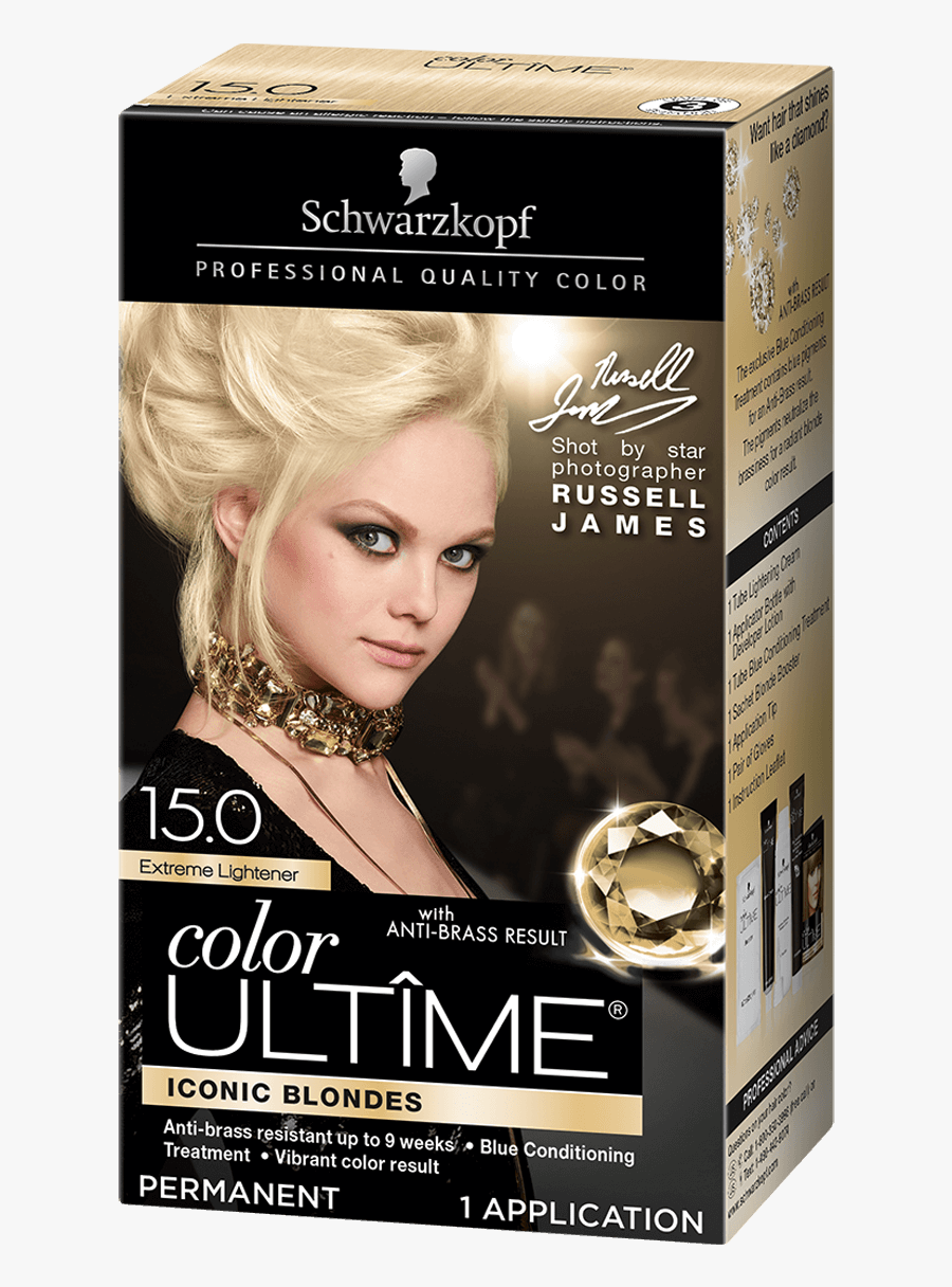 Clip Art Swzkproductxcolorultime - Schwarzkopf Color Ultime Blonde, Transparent Clipart