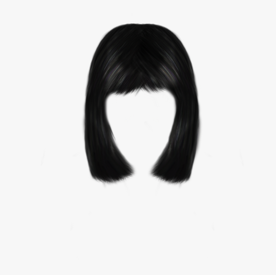 Pompadour Clipart Just Hair - Black Hair Png Hd, Transparent Clipart