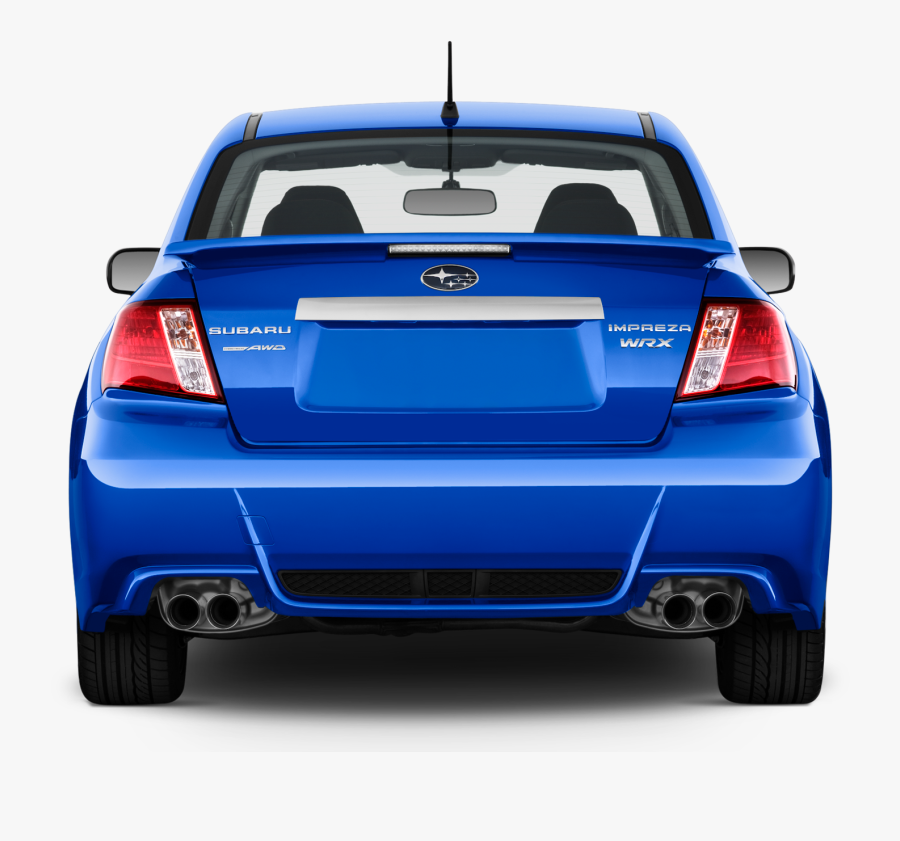 Subaru Impreza Wrx Back, Transparent Clipart