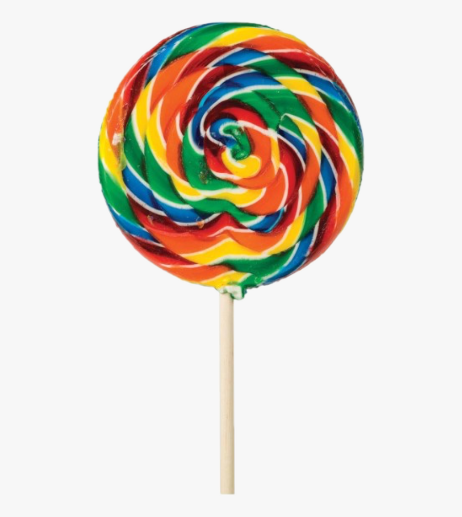 #lollipop #yummy #rainbow #loveit #freetoedit - Sucker Lollipop, Transparent Clipart