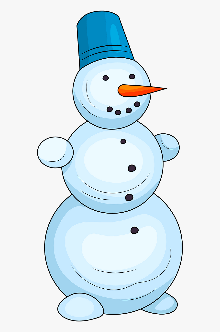 Snowman, Transparent Clipart