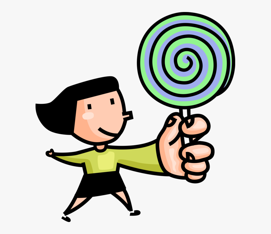 With Lollipop Sucker Vector, Transparent Clipart