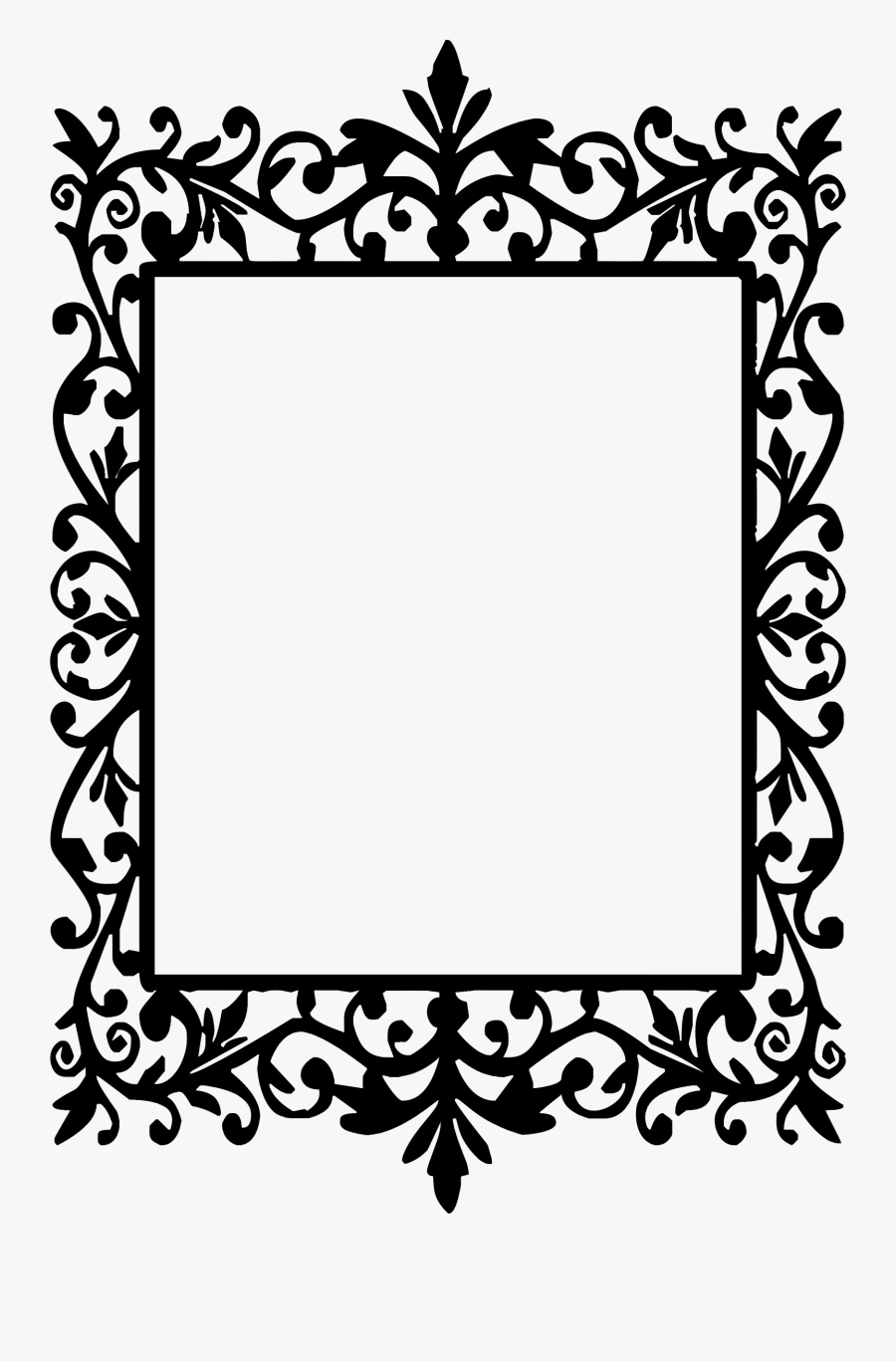 Vector Border Designs Png Clipart - Vintage Frame, Transparent Clipart