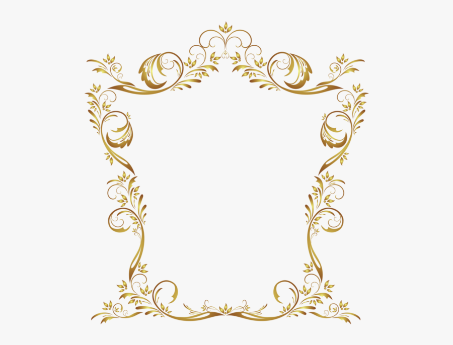 Free Download Filigree Border Clipart Filigree Engraving - Gold Filigree Border Png, Transparent Clipart