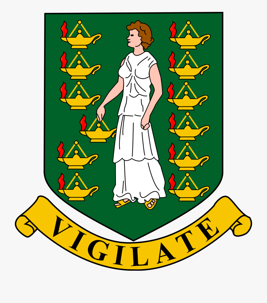 British Virgin Islands Coat Of Arms, Transparent Clipart