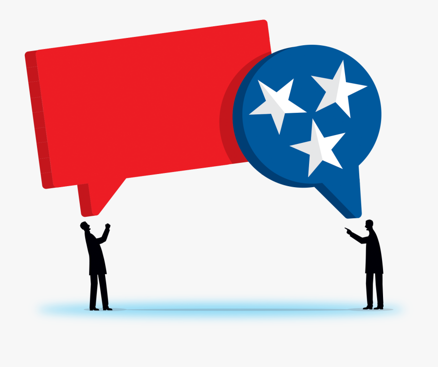 Tennessee Flag, Transparent Clipart
