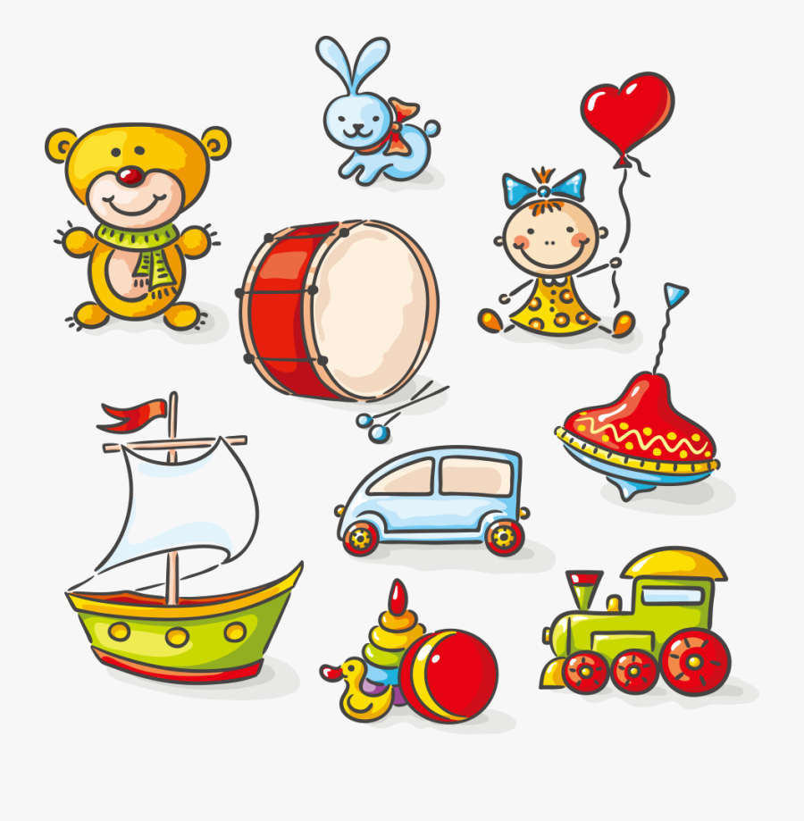 Toy Drawing Realistic - Kids Toys Clipart, Transparent Clipart