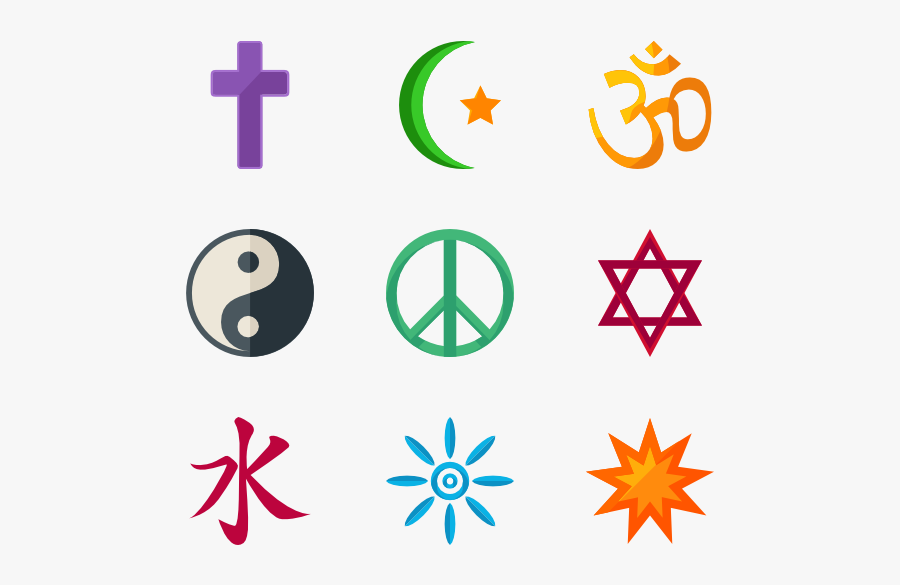 Faith Icons - Religious Symbols, Transparent Clipart