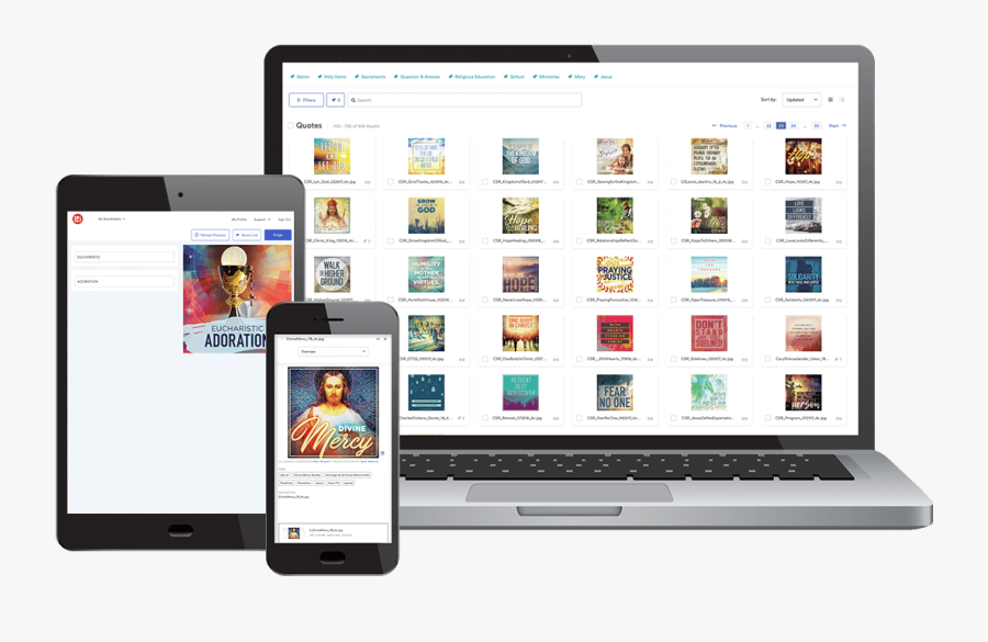 Wecreate Display On Laptop And Mobile Phone - Gadget, Transparent Clipart