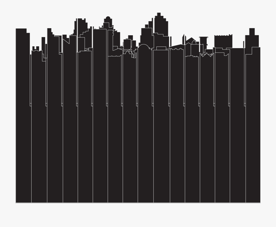 Pop-up City Storefront Elevation - Skyline, Transparent Clipart