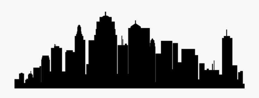 City Skyline Clipart Black - We Built This City On Sausage Rolls Gif, Transparent Clipart