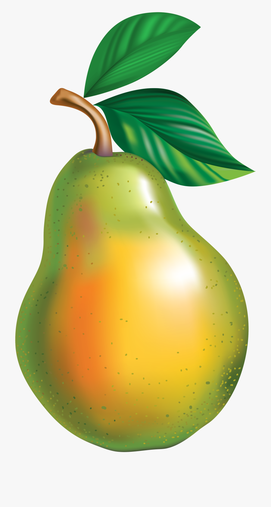Pear Clipart Transparent Background - Transparent Background Pear Clipart, Transparent Clipart