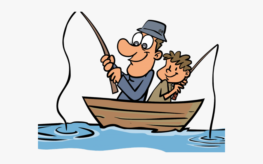 Fishing Images Clipart Father And Son Fishing Cartoon Free Transparent Clipart Clipartkey