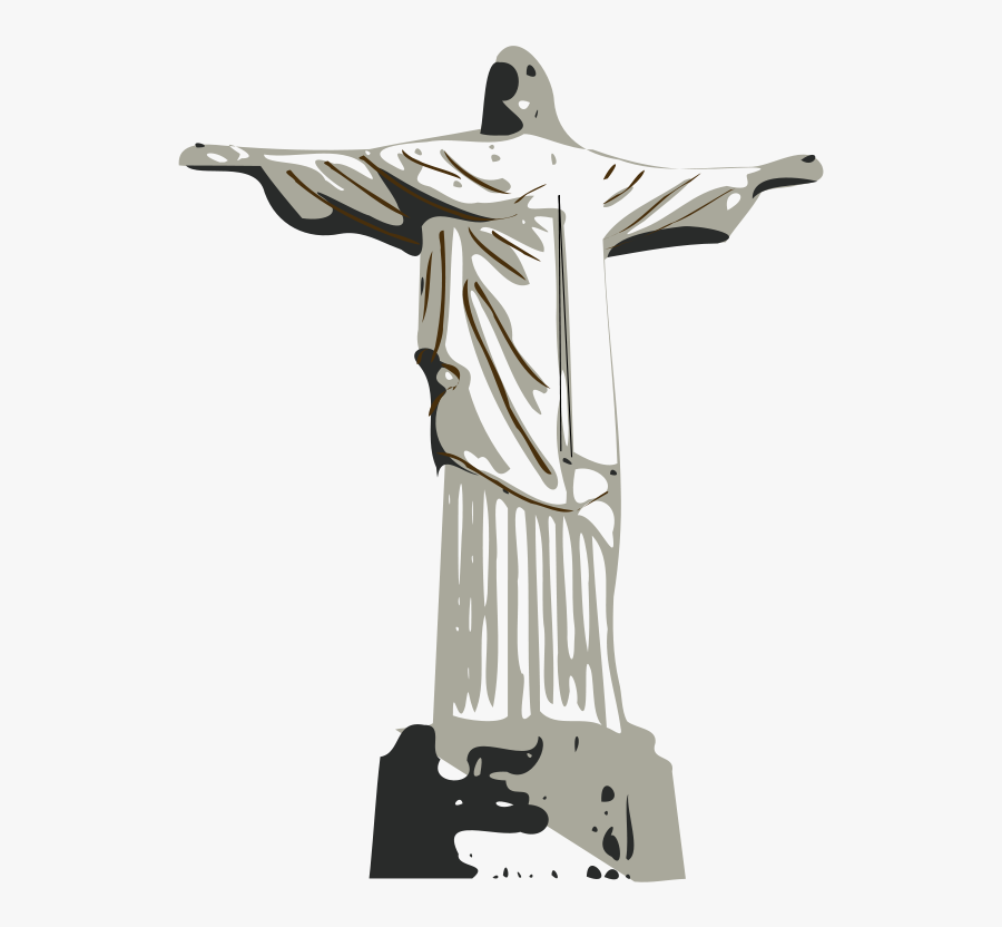 Christ The Redeemer Statue - Christ The Redeemer Clipart, Transparent Clipart