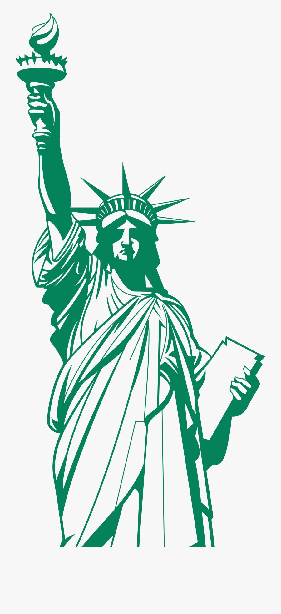 Statue Of Liberty Logos - Statue Of Liberty Logo Png, Transparent Clipart