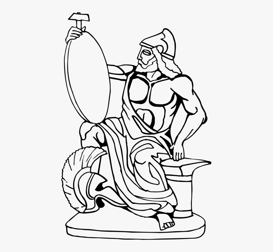 Art,arm,shoe - Statue Clipart Black And White, Transparent Clipart