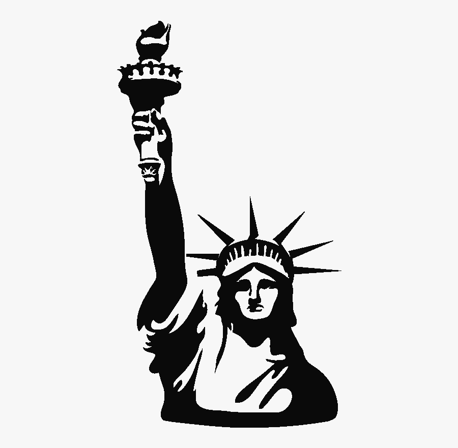 The Statue Of Liberty - Cartoon Clipart Statue Of Liberty, Transparent Clipart