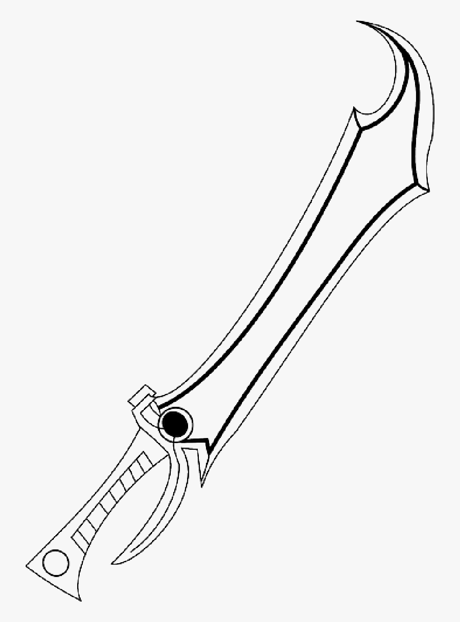 Fantasy Sword Clipart - Fantasy Sword Clip Art, Transparent Clipart