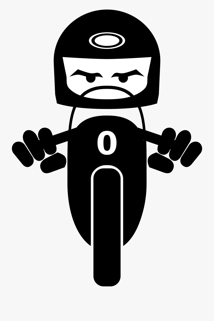 Icon For Motorcycle, Transparent Clipart