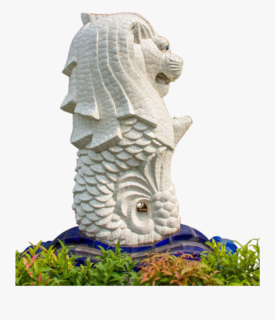 Stone Merlion Statue Material Park Changchun Sentosa - Merlion Png, Transparent Clipart