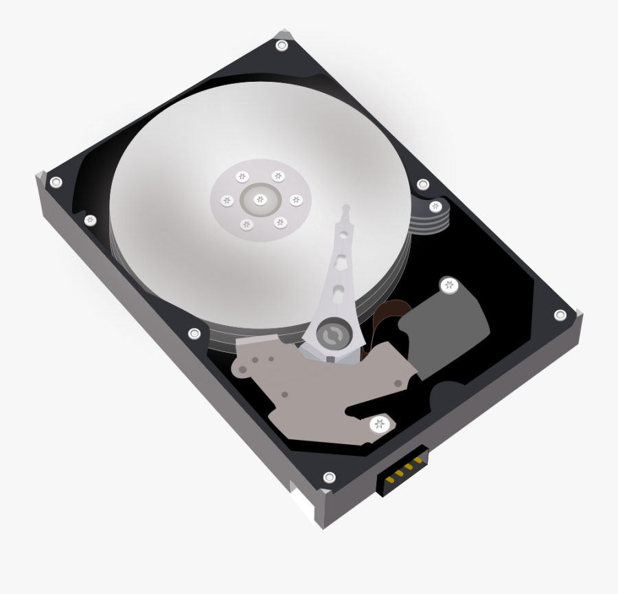 Hard Disk Harddisk Hdd - Hard Disk Drive, Transparent Clipart