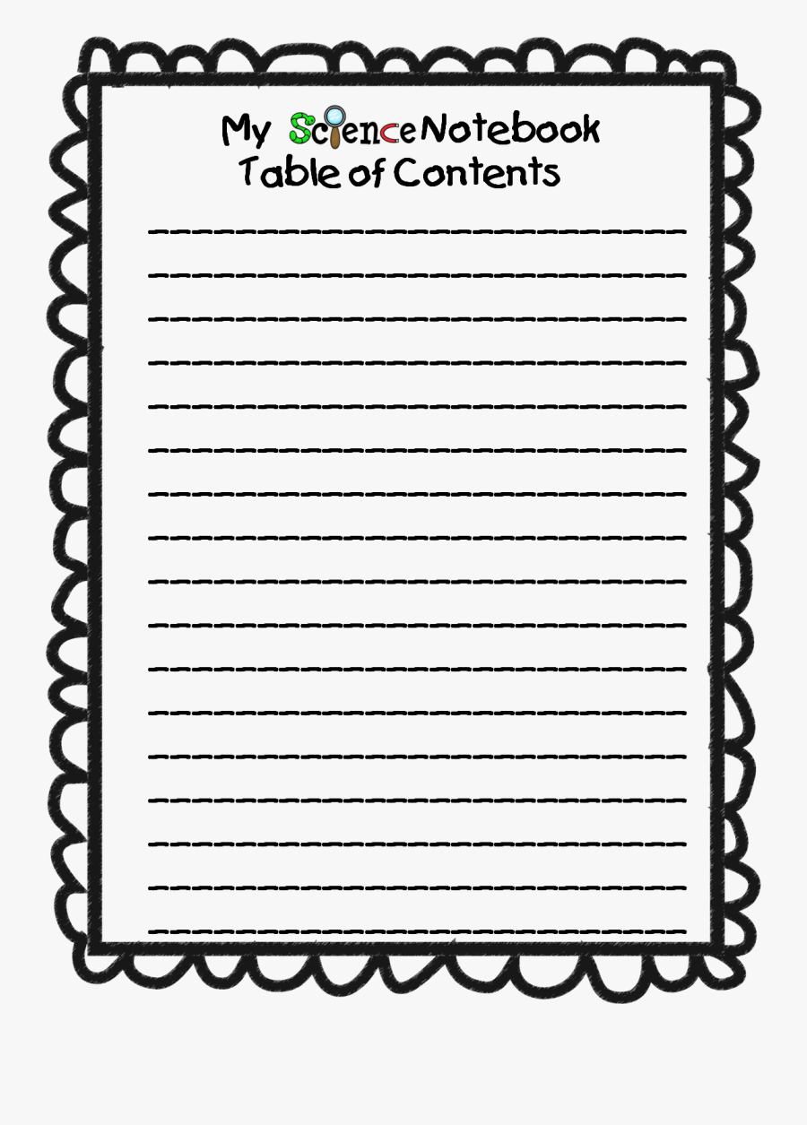 science-notebook-table-of-contents-template-reading-minute-tracker