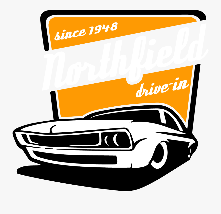 Vehicle Clipart Drive Home - Drive In Theatre Logo, Transparent Clipart