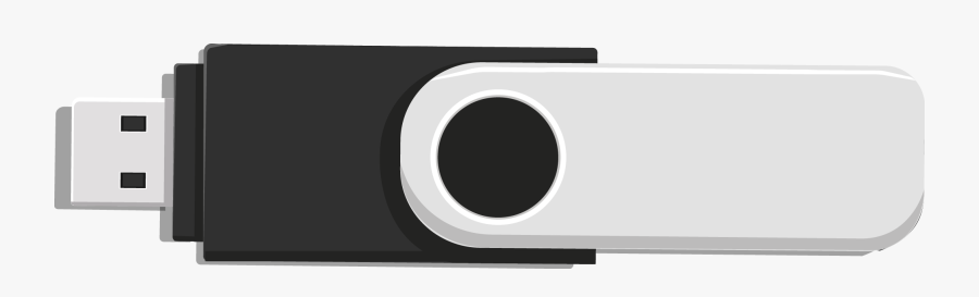 Flashdrive Cliparts 391495 Source - Flash Drive Clip Art, Transparent Clipart