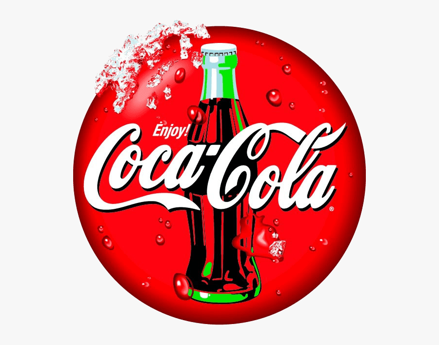 Coca Cola Bottle Cap Logo, Transparent Clipart
