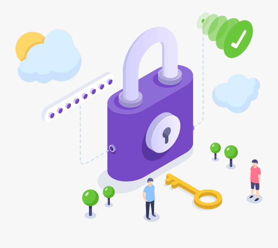 How To Add Two Step Authentication In Wordpress - E Commerce Security Cartoon, Transparent Clipart