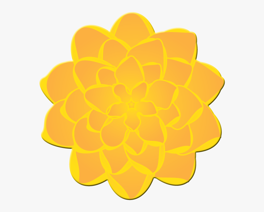 Marigold Clipart - Day Of The Dead Marigold Clipart, Transparent Clipart