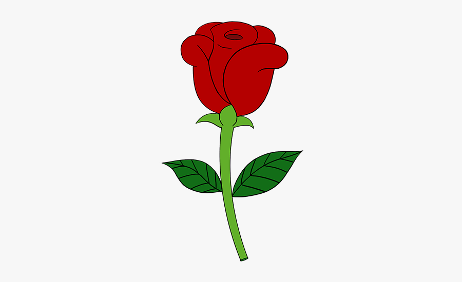 Easy Rose Drawing Clipart, Transparent Clipart