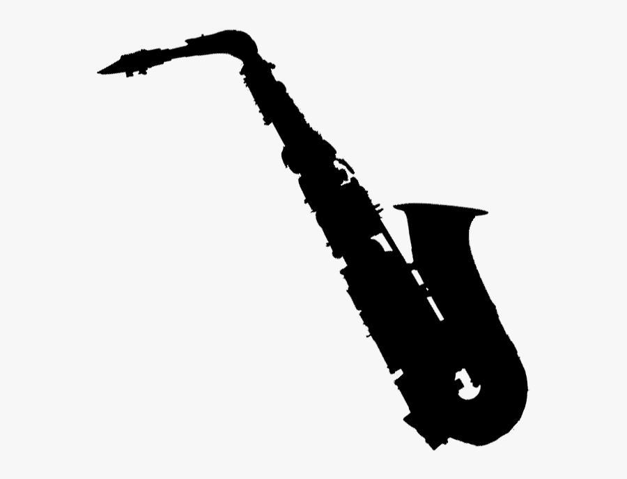 Saxophone Silhouette - Saxophone Silhouette Png, Transparent Clipart