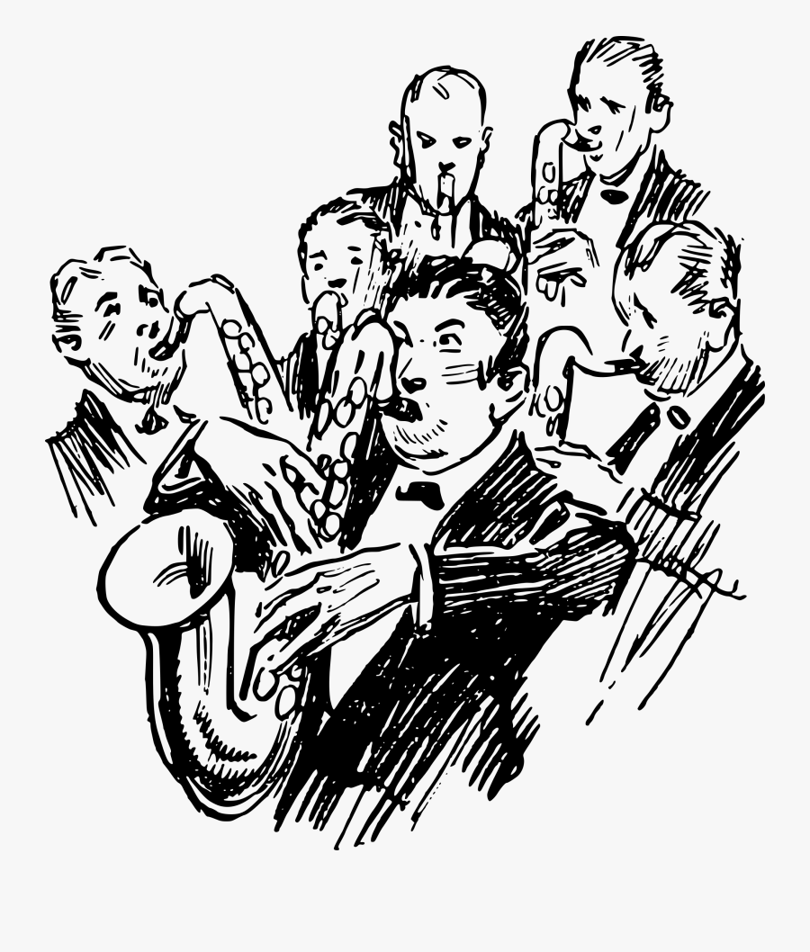 Transparent Saxophones Clipart - Saxophone Group Clipart, Transparent Clipart