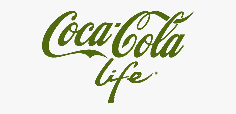 Coca Cola Life Vector Logo - Calligraphy, Transparent Clipart