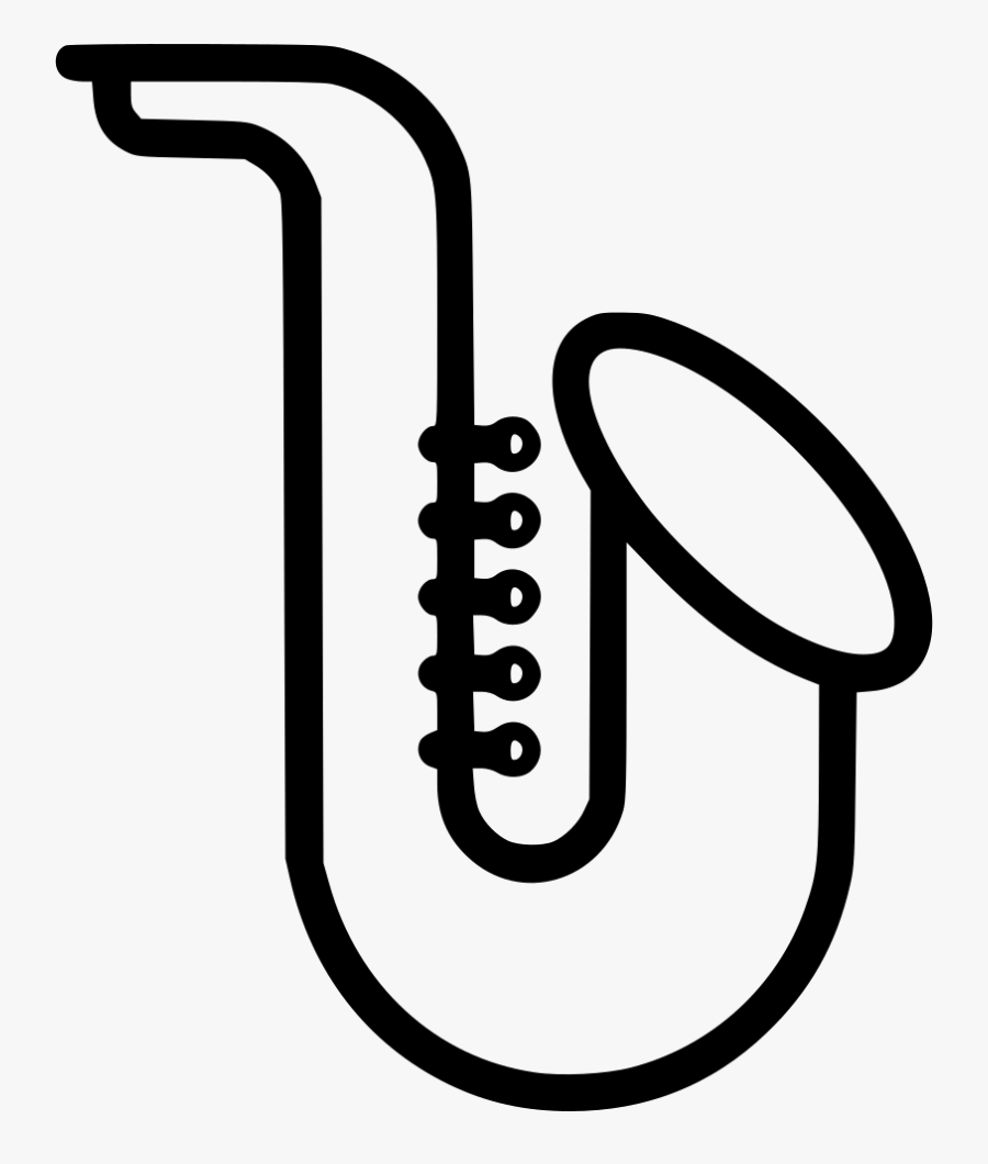 Jazz Sax Saxophone Music Instrument Audio Sound - Saxophone, Transparent Clipart