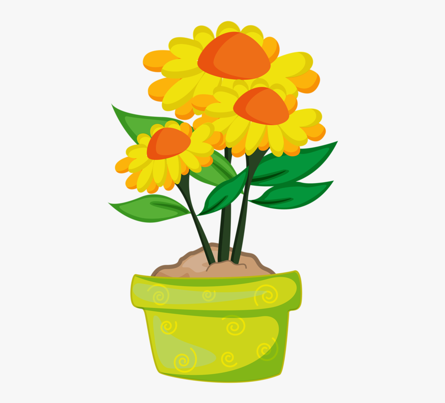 Transparent Flower Plants Png - Flower Pot Clipart Png, Transparent Clipart