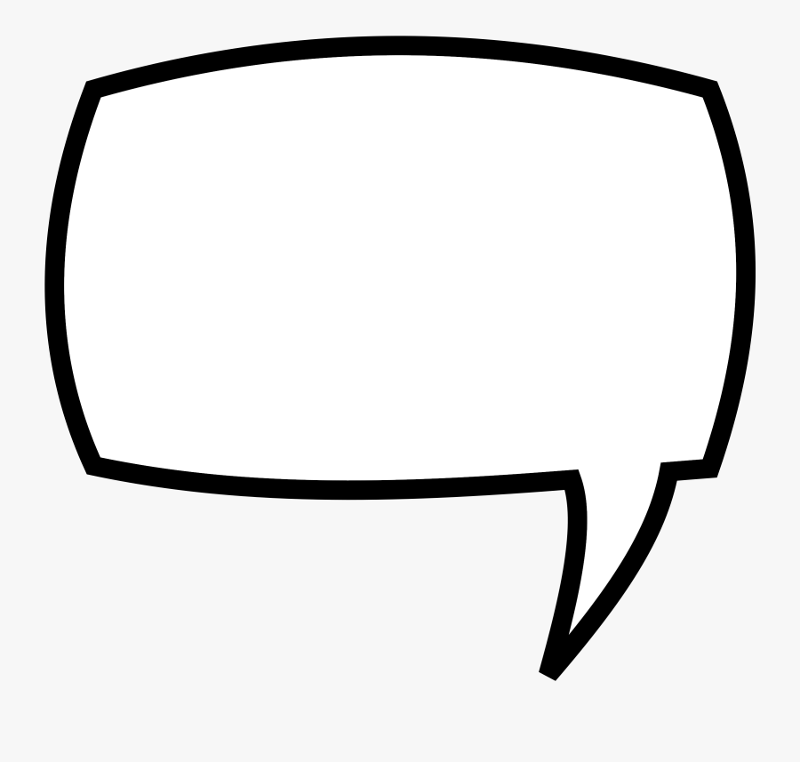 Comic Clouds Big Image Png - White Cloud Comment Png, Transparent Clipart