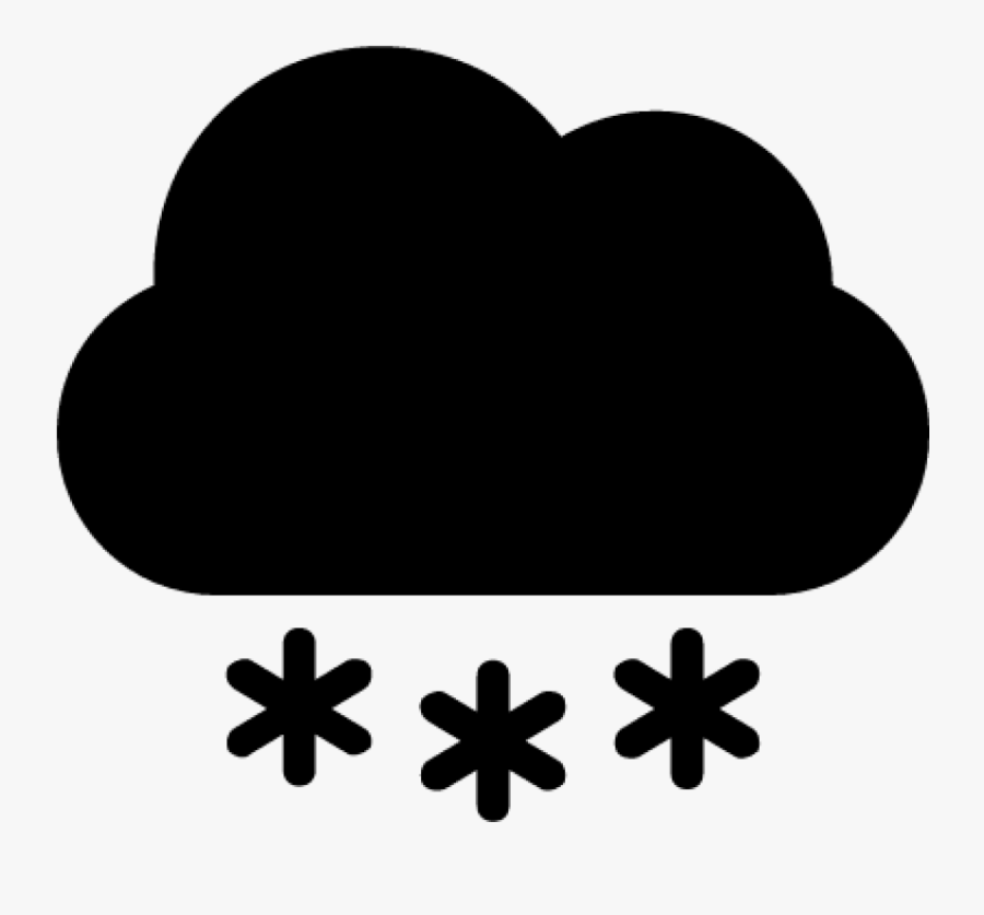 Free Png Download Cloud Snow Icon Png Images Background - Weather Icon White Png, Transparent Clipart