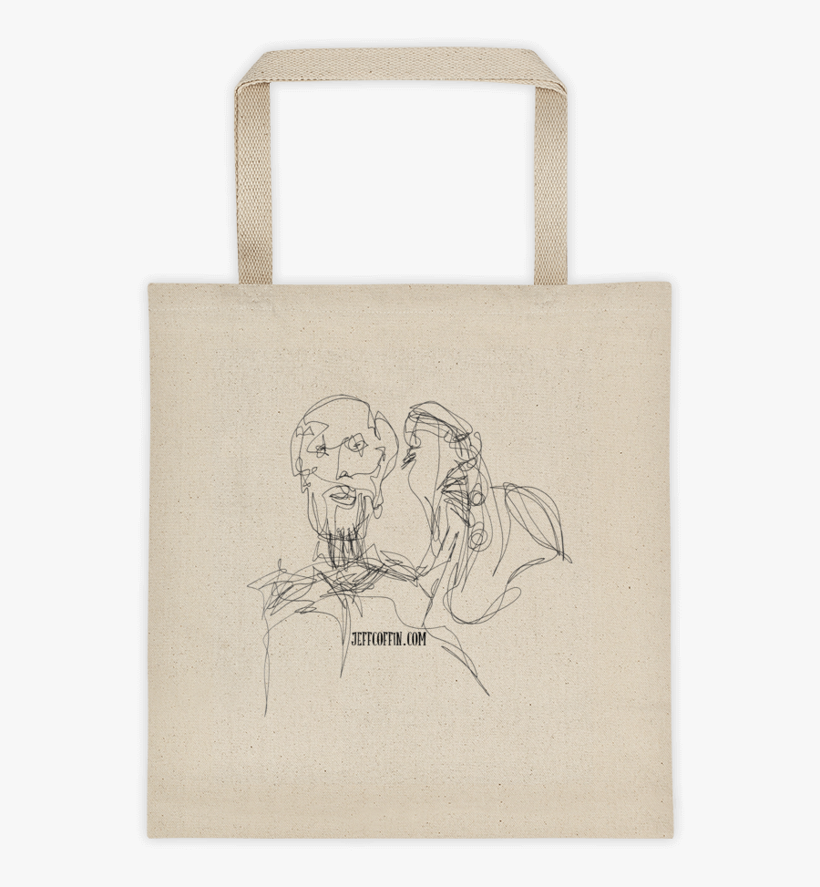 Shopping Bags Drawing At Getdrawings - Line Drawing Tote Bag, Transparent Clipart
