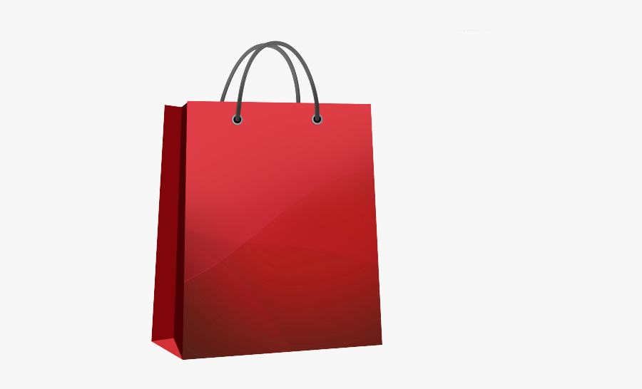 Shopping Bag Clipart Clear Background - Red Shopping Bag Png, Transparent Clipart