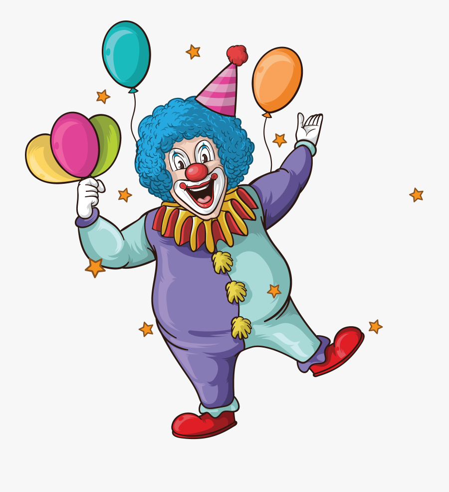 Wedding Invitation Clown Birthday Greeting Card, Transparent Clipart