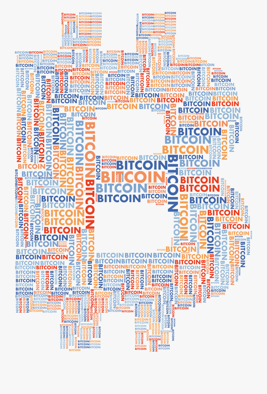 Word Cloud Of Bitcoin, Transparent Clipart
