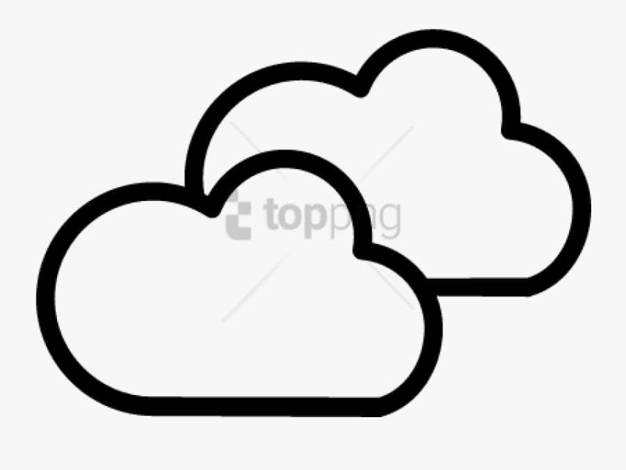 Download Weather Symbol Images Transparent Background - Cloudy Symbol Png, Transparent Clipart